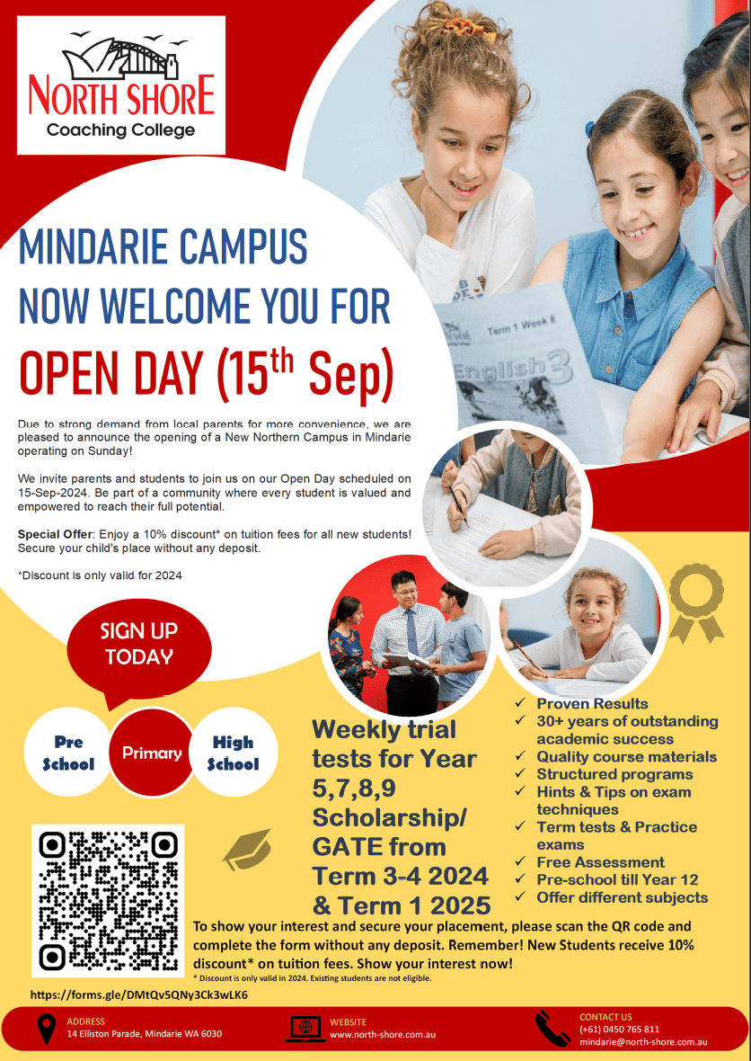 WA - Open Day – New Mindarie Campus